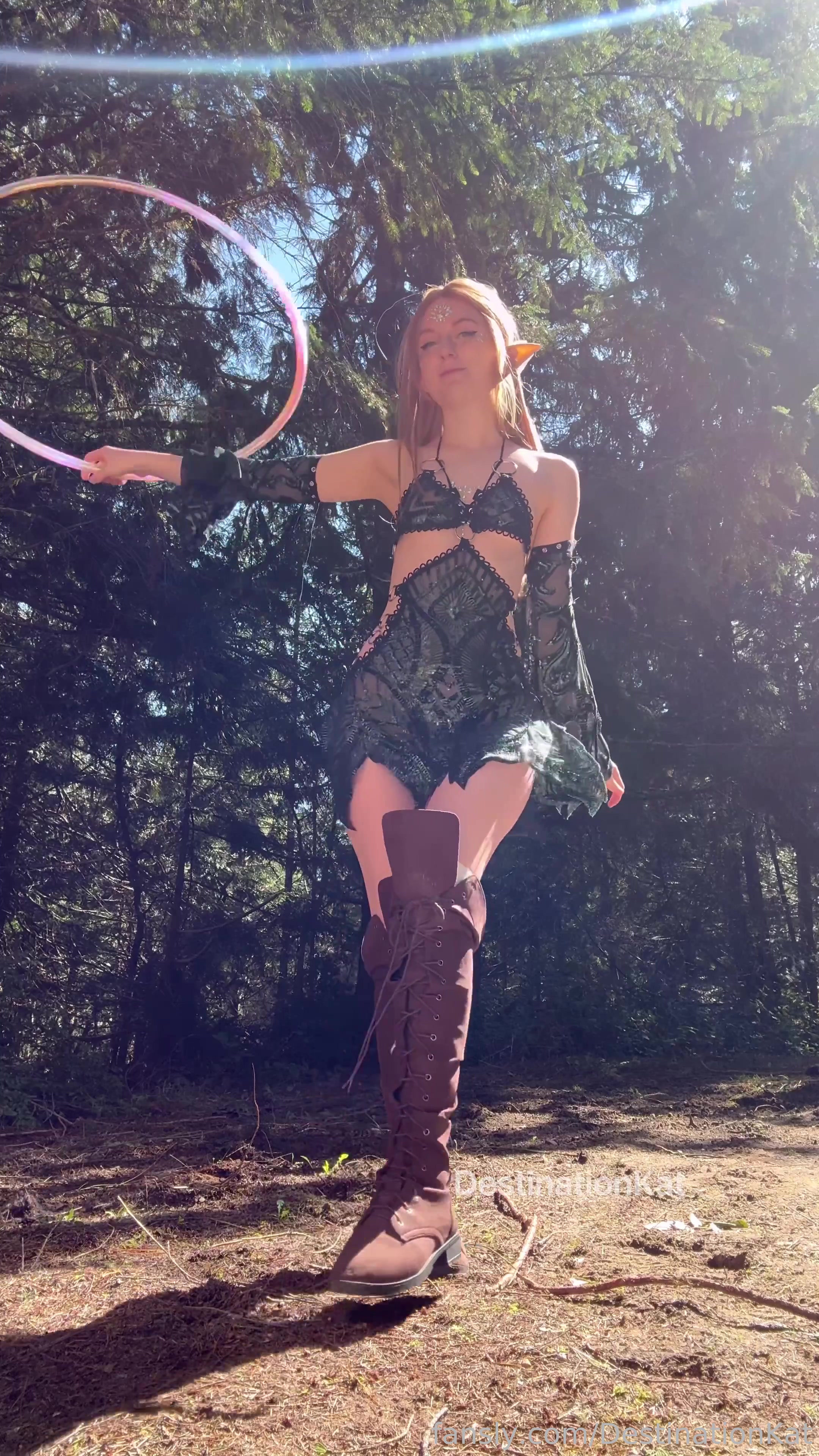 Let's Dress Up As Fairies And Play With Flow Toys