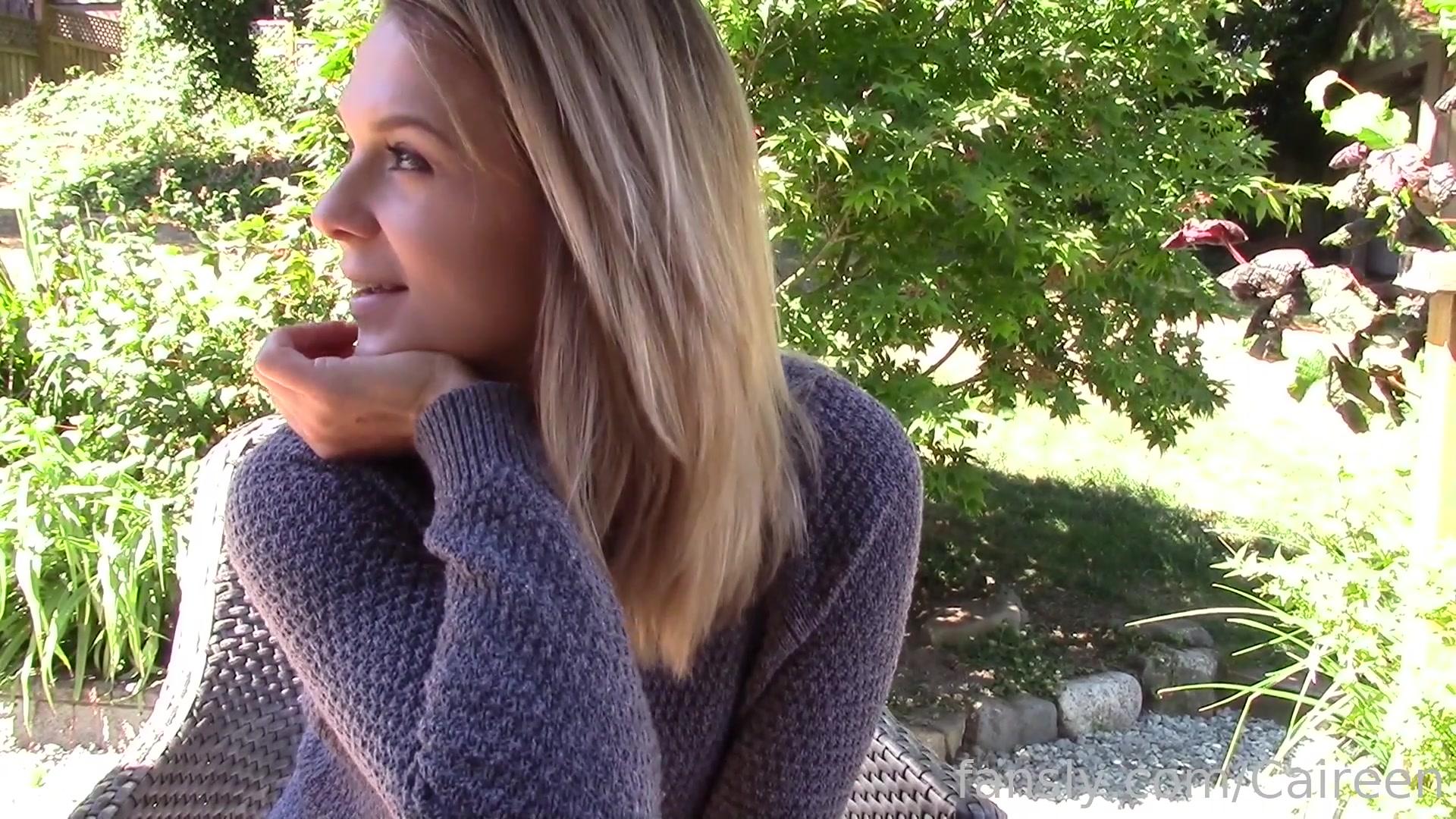 I'm Too Lazy To Go Inside Or Take My Romper Off To Pee, So I Just Pull It To The Side And Start Peeing In My Backyard. Buttt I Accidentally Pee All Over The Fabric, Too