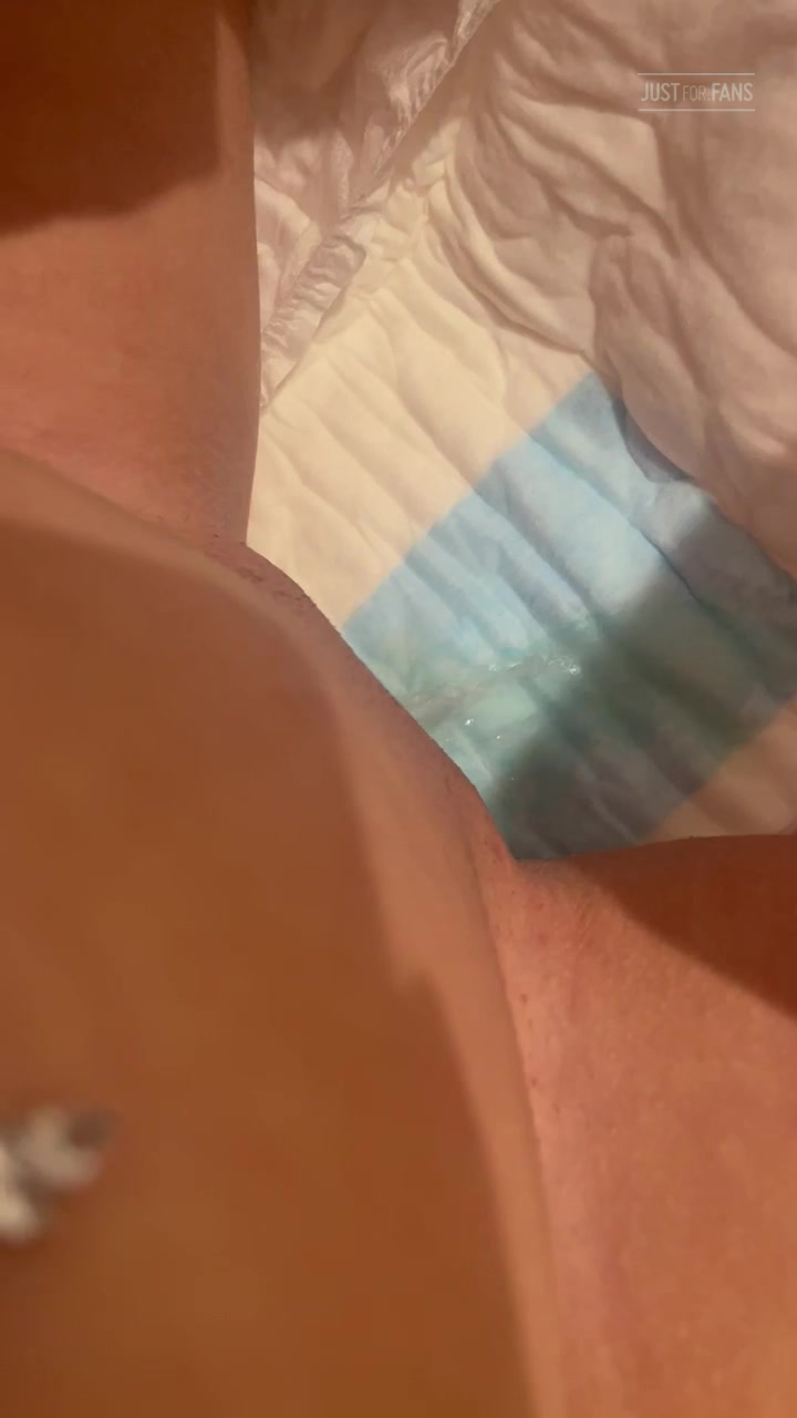 Open Diaper Pee Couldn't Quite Make It To The Toilet, So I Decided To Sit On It