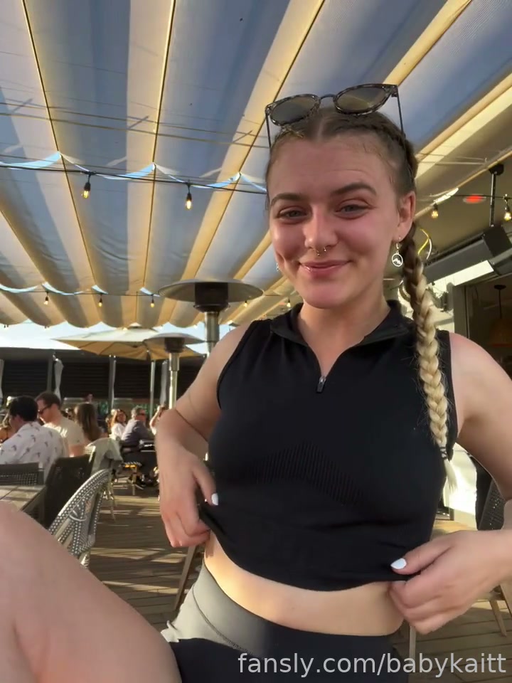 At The Rooftop Bar So Obviously I Had To Dump My Tits