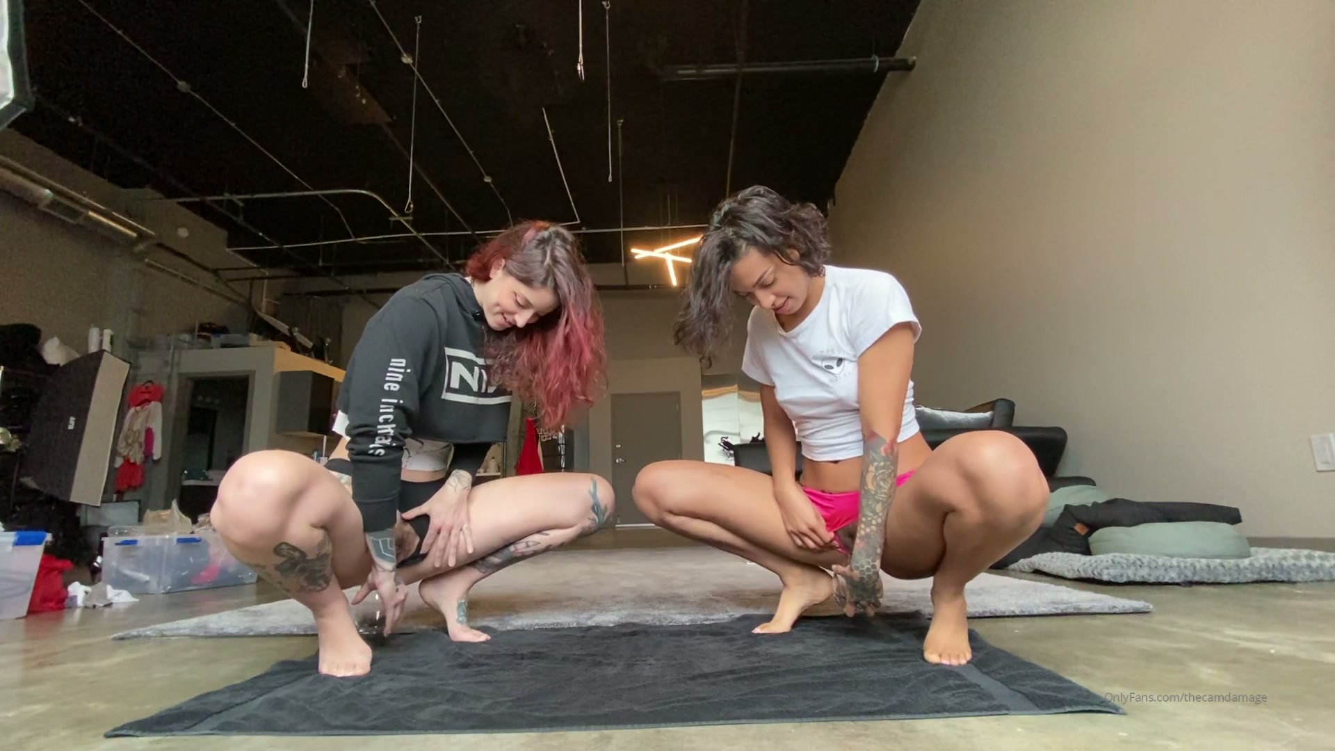 Bottoms Up Just Ravyn Alexa And Me Enjoying A Refresh Drink