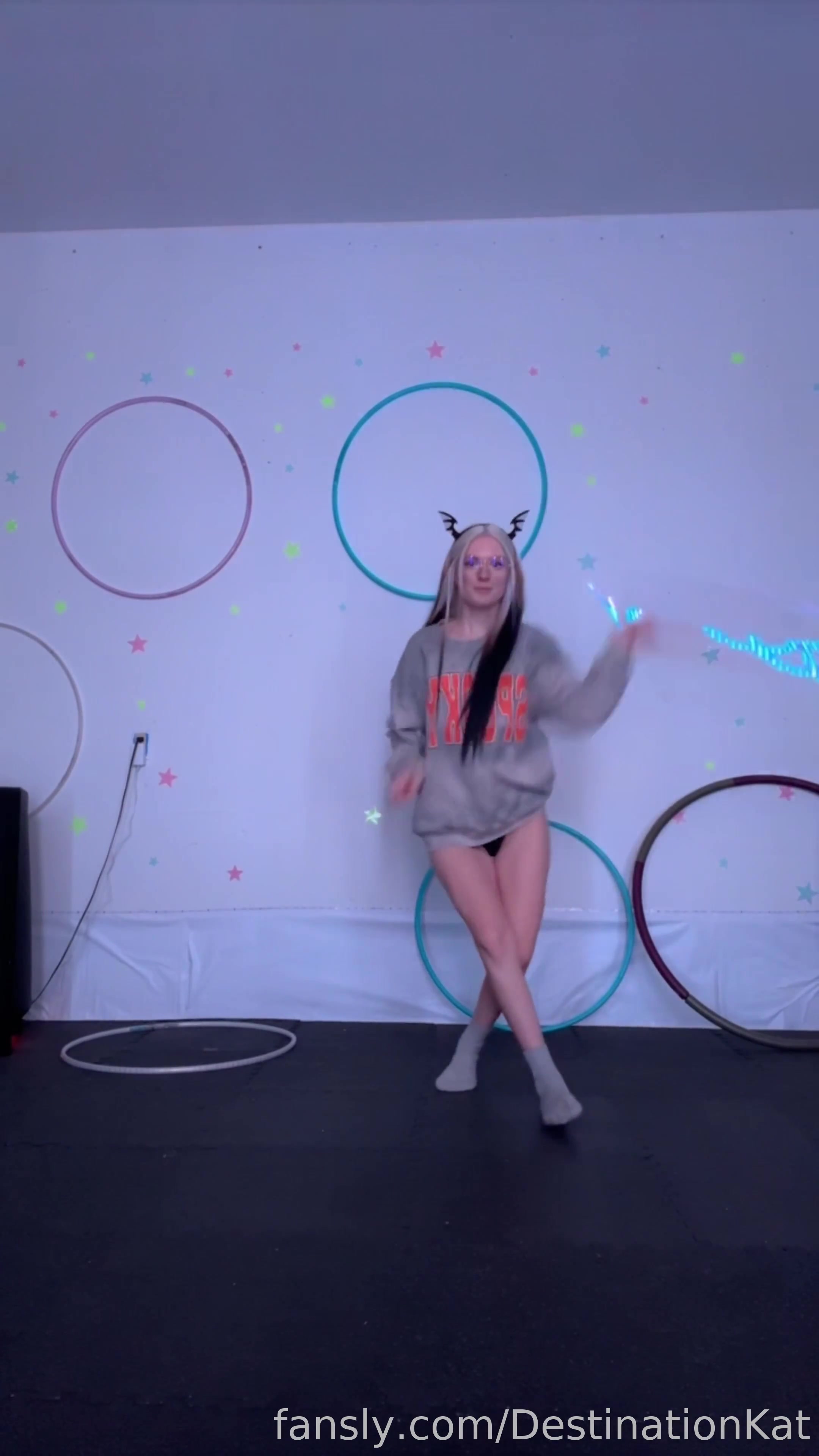 Hula Hooping In Panties