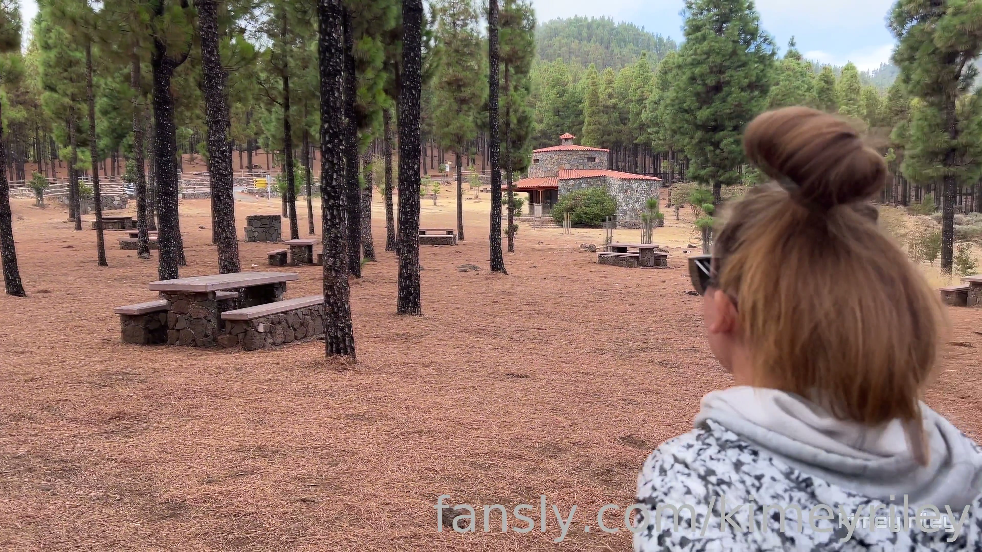 A Risky Public "Pee-Nic Break" During A Nice Mountain Hike!