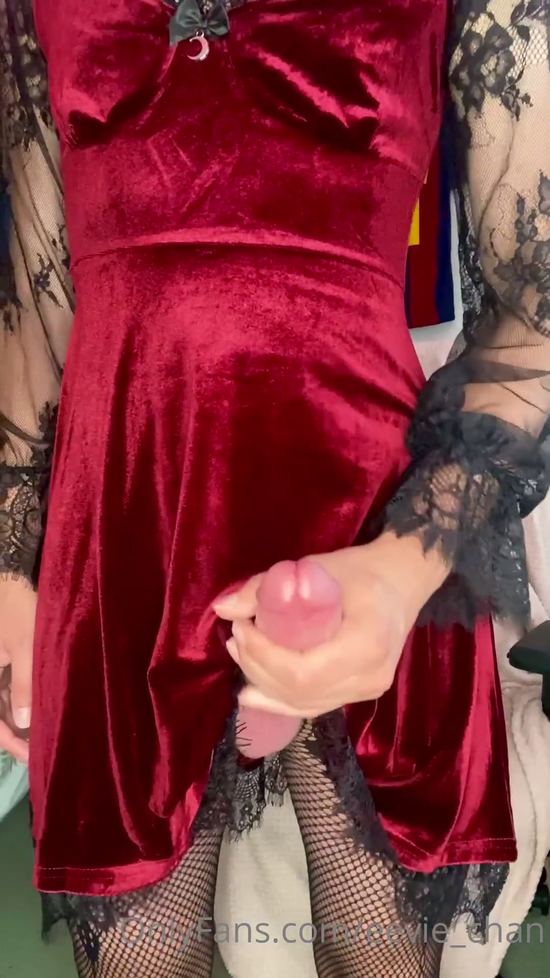 Creamy Mess In A Gothic Dress