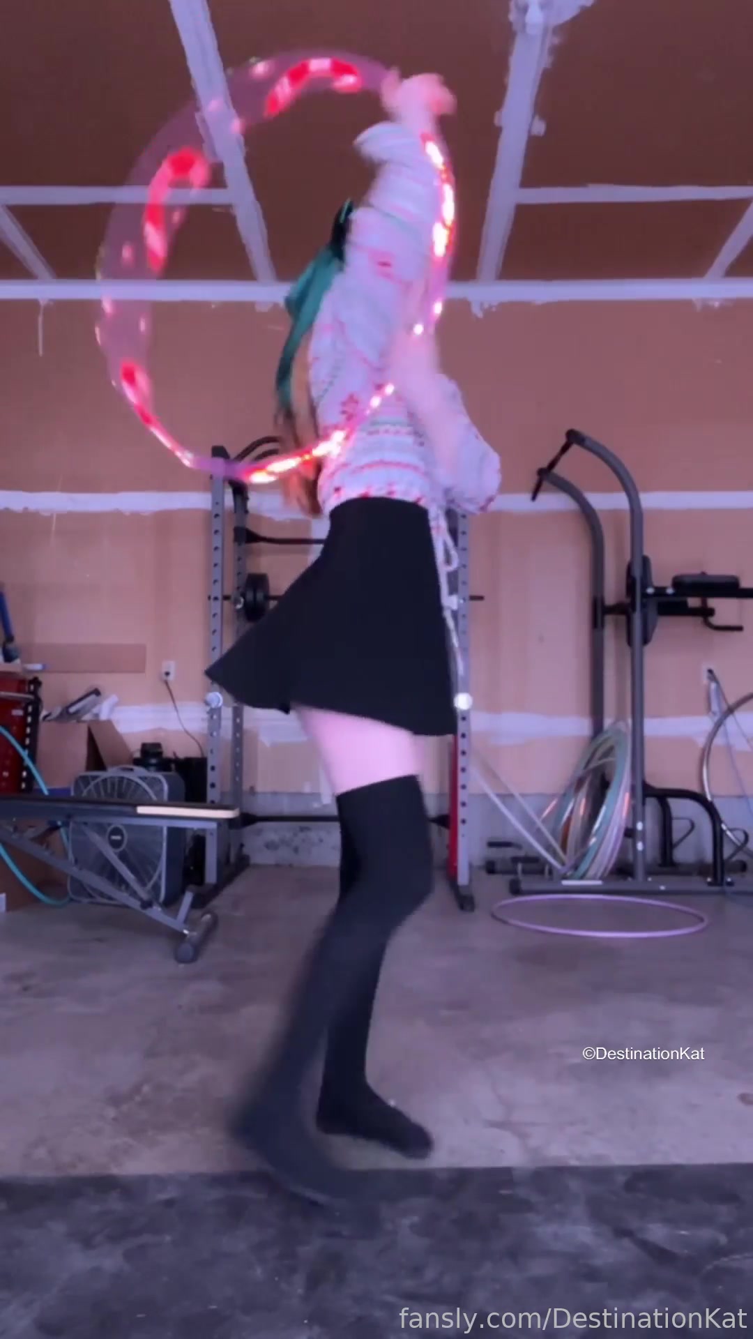 A Little Hoop Dance Party With Stripping And More