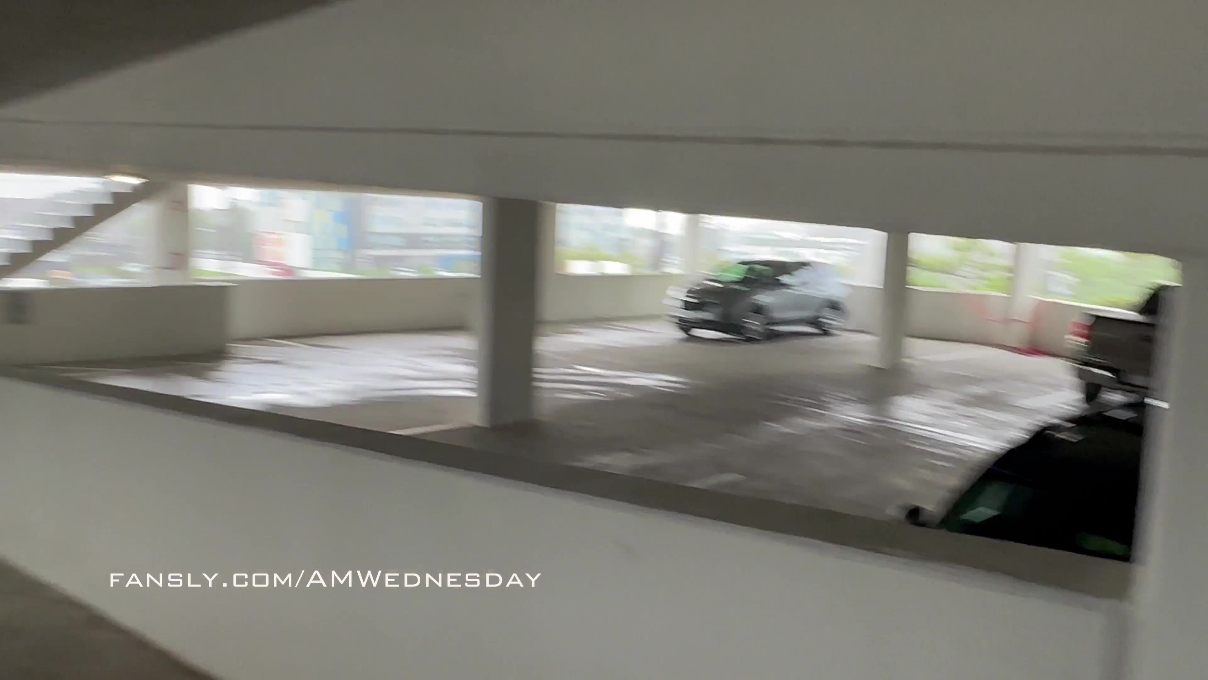 Exploring A Parking Garage While Trying To Stay Hidden