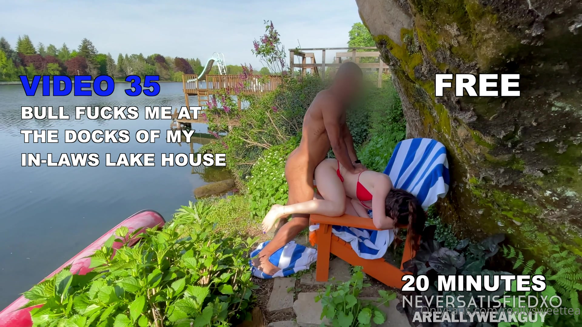 Video 35: Bull Fucks Me At The Docks Of My In-Laws Lake House