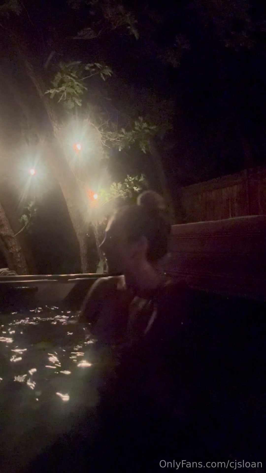 Taking It Easy In A Hot Tub