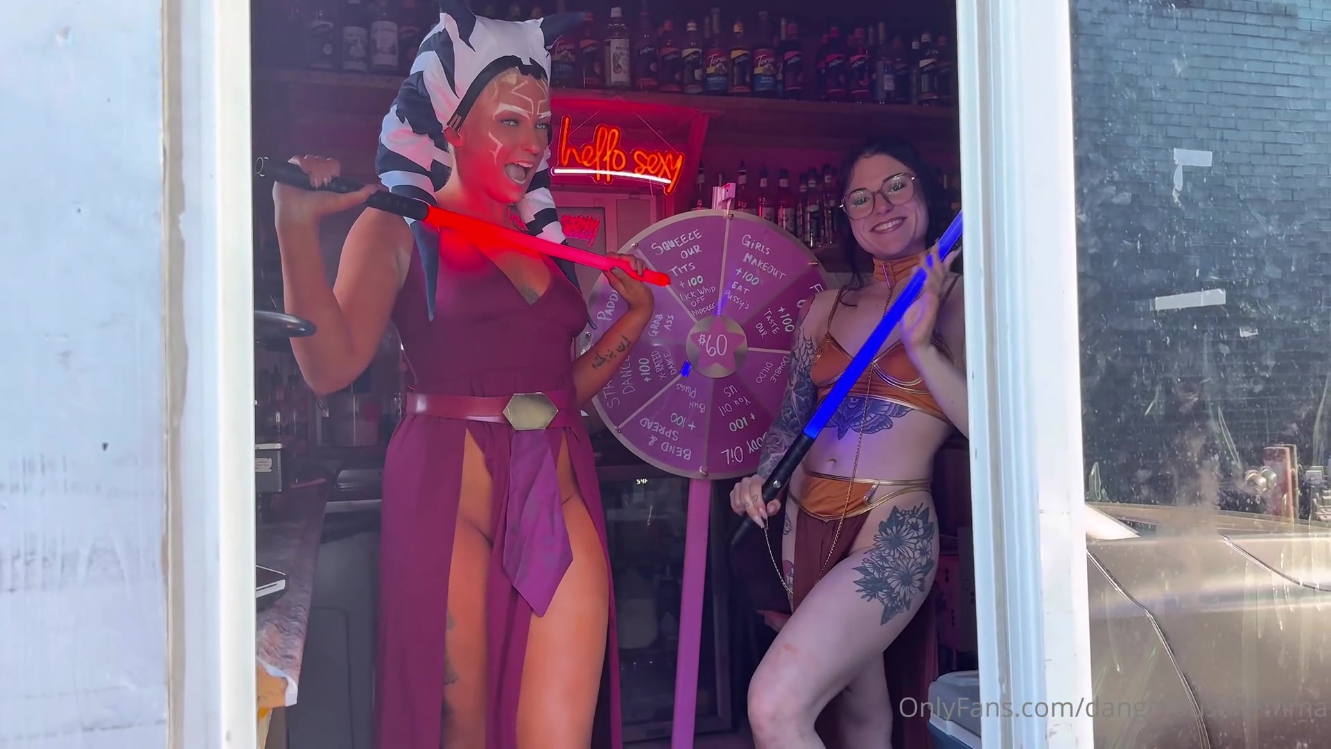 POV: You Visit Ahsoka And Princess Leia At The Bikini Coffee Stand And Spin The Wheel Of Fortune... Again!