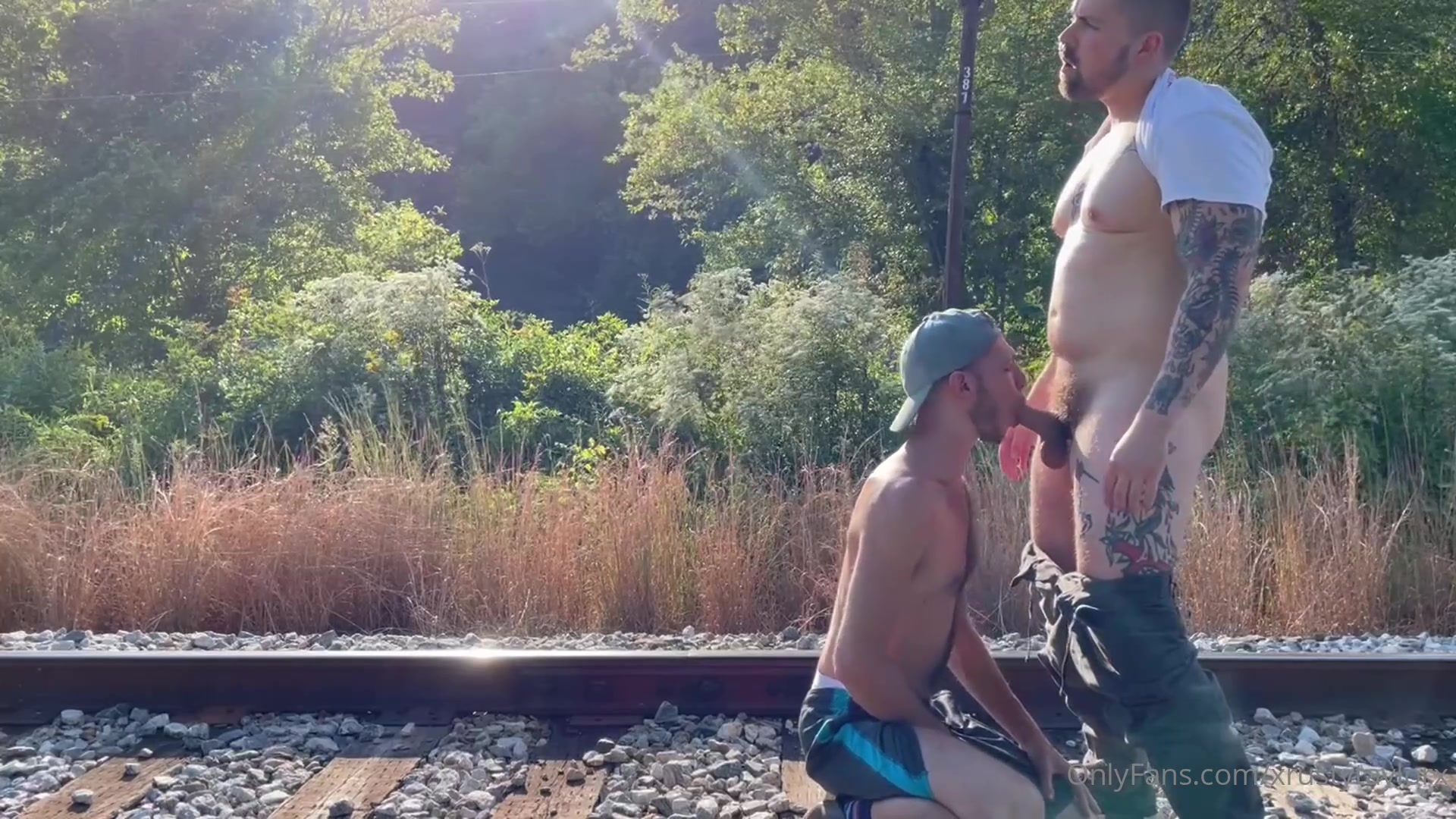 This Boy Caught Me Out Down By The River So I Decided To Fuck Him On The Train Tracks