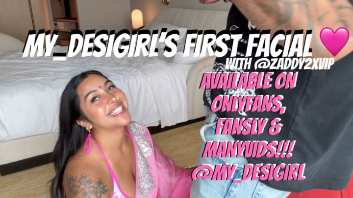 First Facial Cumshot On @My_Desigirll W/ BBC @Zaddy2X Pt 2