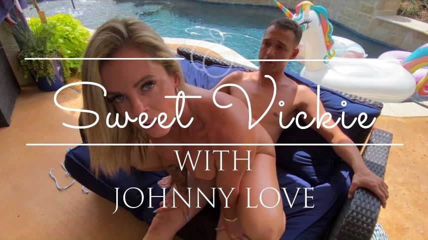Sweet Vickie Fucks The Pool Boy