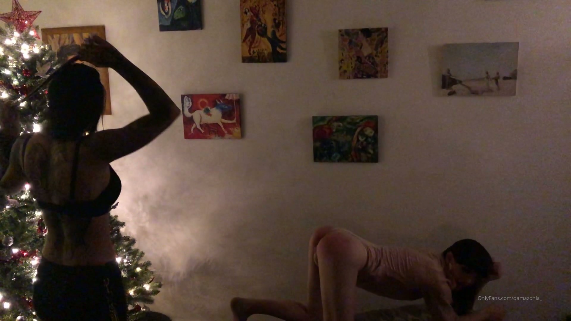 Giving Natalie Her Xmas Present